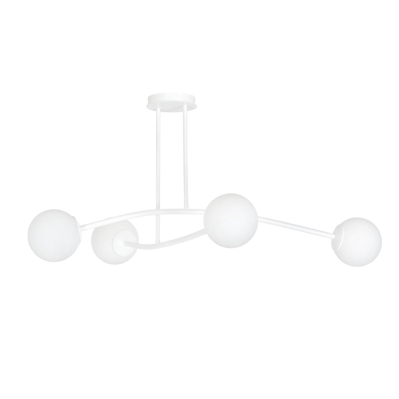 Galewood 4 - Light Unique/Statement Pendant, White