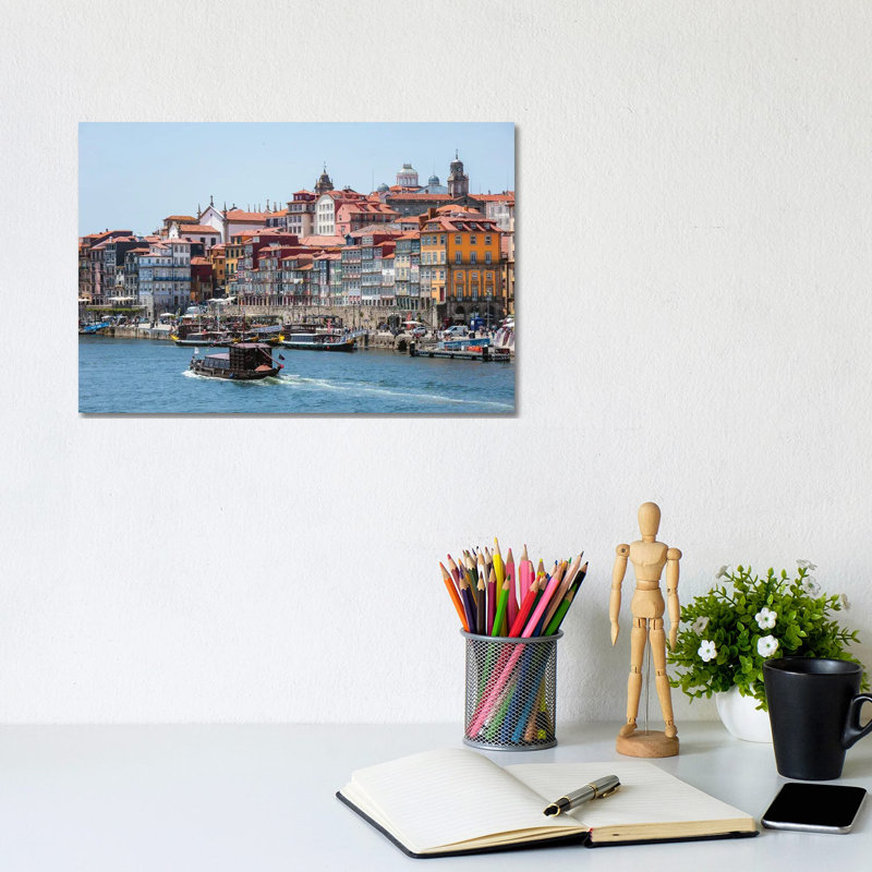Summer In Porto by Matteo Colombo - Wrapped Canvas Gallery-Wrapped Canvas Giclée, 20.32 cm H x 30.48 cm W