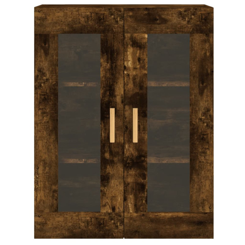 Mekisha Bathroom Cabinet, Smoked Oak