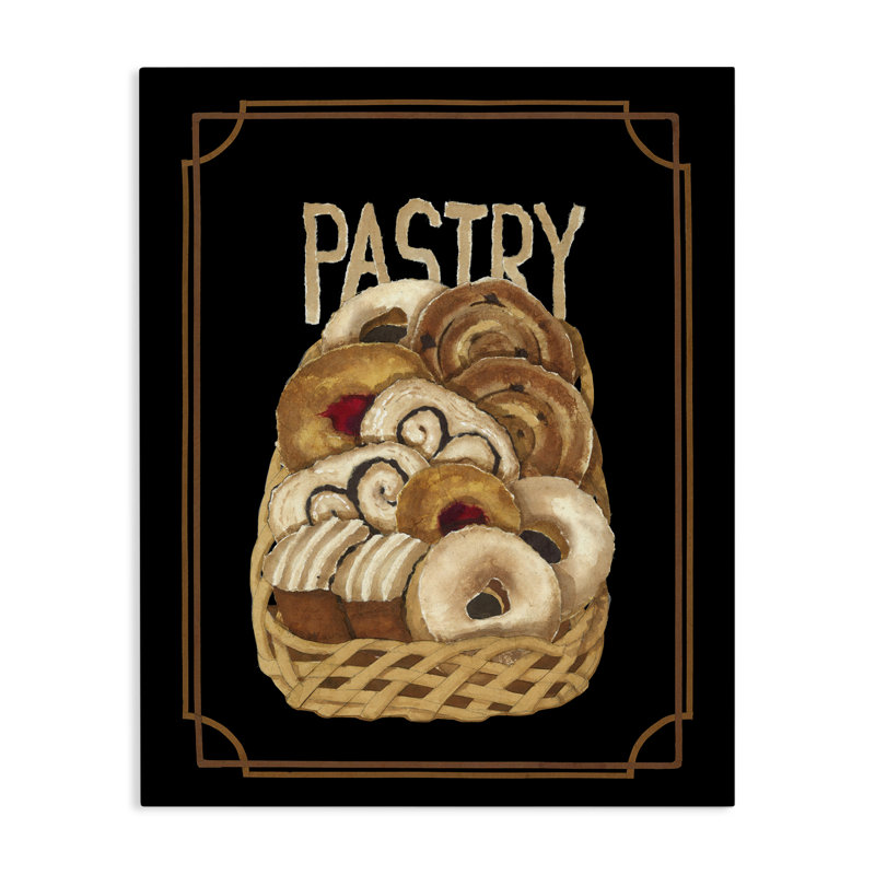 Art mural sur toile Traditional Pasty Basket par Nancy Overton, H 48 po x l 36 po