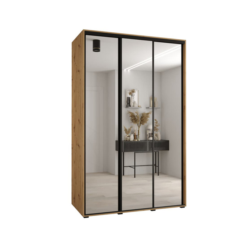 Terflinger 3 Door Manufactured Wood Wardrobe
