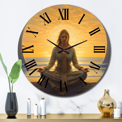 Horloge murale méditation Mindfulness