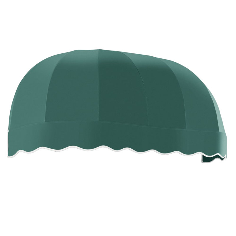 Auvent fixe en tissu acrylique Awntech Chicago, Forêt, H 31 po x l 76,5 po x P 24 po
