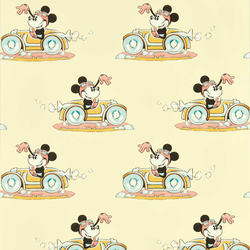 Minnie On the Move Wallpaper, Sherbet