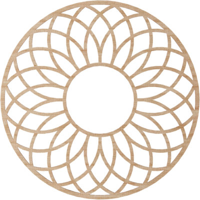 Médaillon de plafond en bois ajouré Cannes