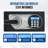 Fingerprint Recognition Safe, 0.8/1.2/1.8 Cub Safe Box, Safes for Home with Digital Keypad, Steel Inner Cabinet, Money Safe-101829003
