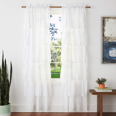 Rideaux plissés Mader pour le salon et la chambre à coucher 84 po x 40 po