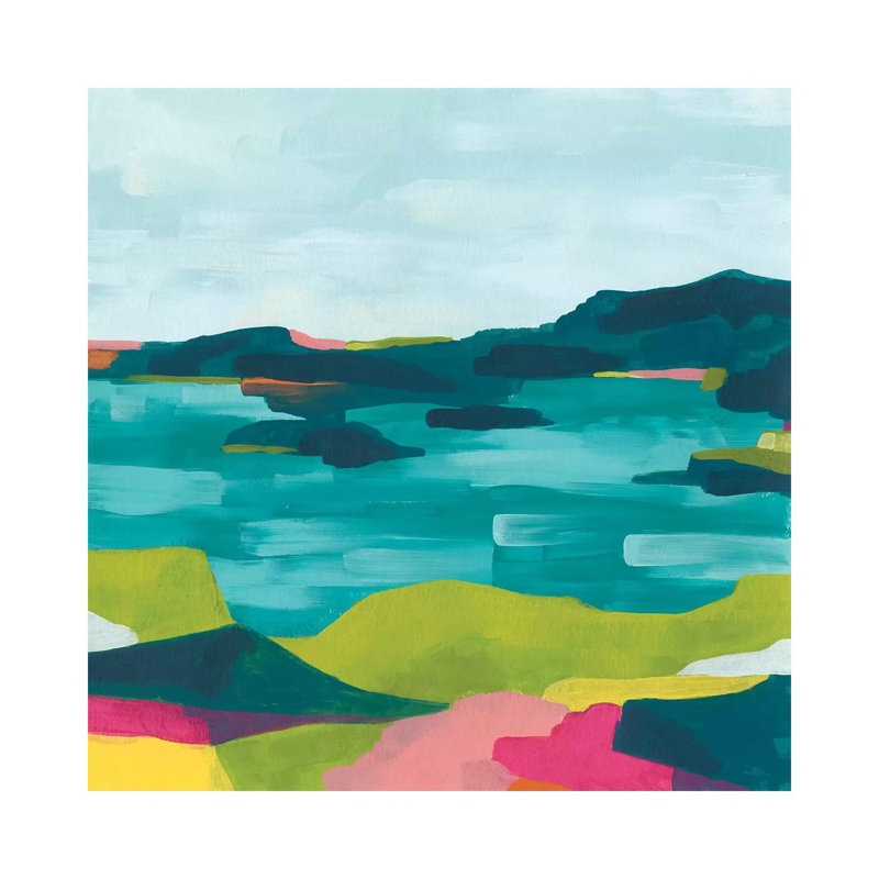 Kaleidoscope Coast I - reproduction d'art sur toile tendue, Toile tendue, Ne s’applique pas, H 12 po x l 12 po