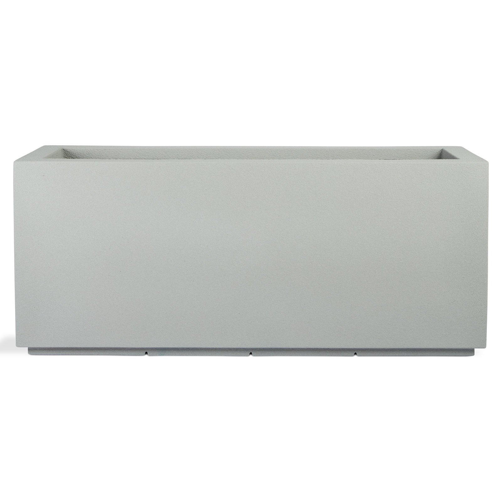 Gita Planter Box, Concrete Gray, 19" H x 46" W x 17" D