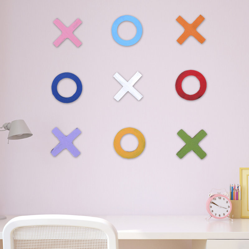 Décoration murale 3D Club Kiddo Tic Tac Toe