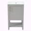 Meuble-lavabo simple 20 po avec plateau Shokraji-185137531