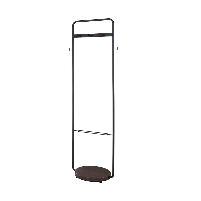 Khani Freestanding 5 - Hook Coat Rack, Black