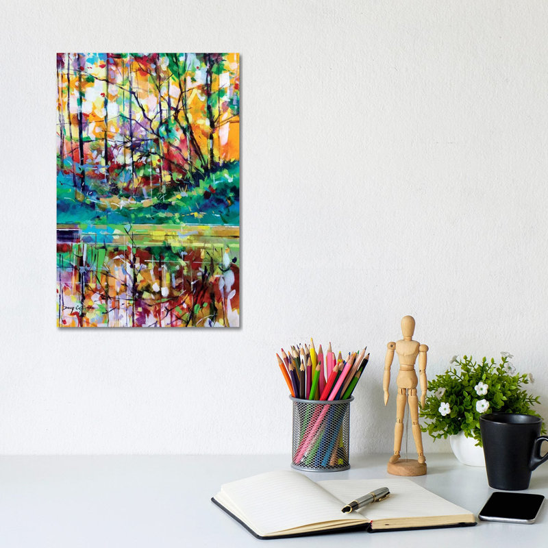 Mad Meadowcliff by Doug Eaton - Painting on Canvas, 20.32 cm H x 30.48 cm W, Wrapped Canvas