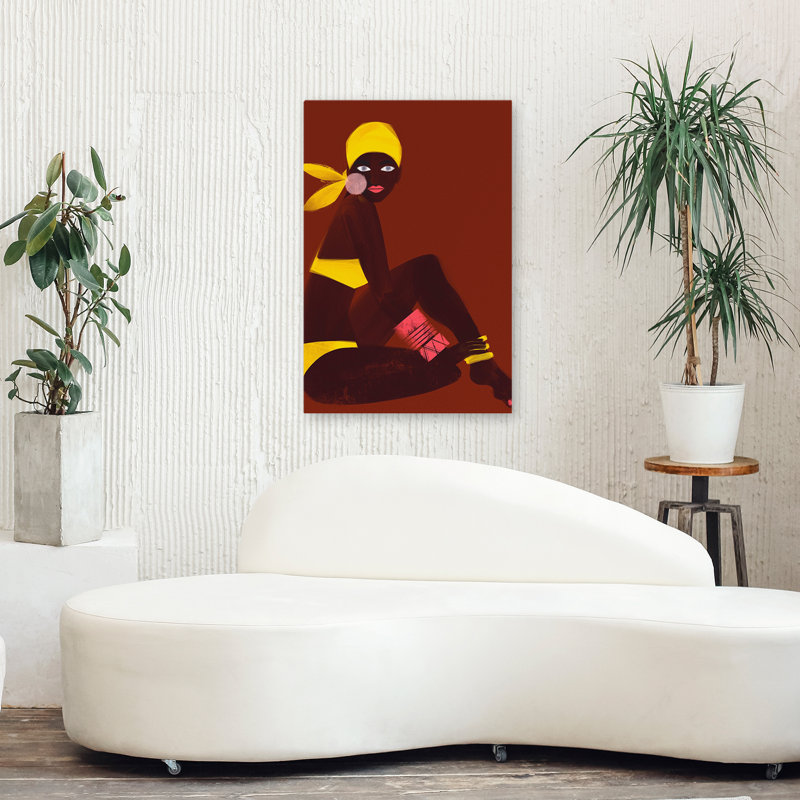 Amber Sun - Art contemporain figuratif, études figuratives, H 36 po x l 24 po