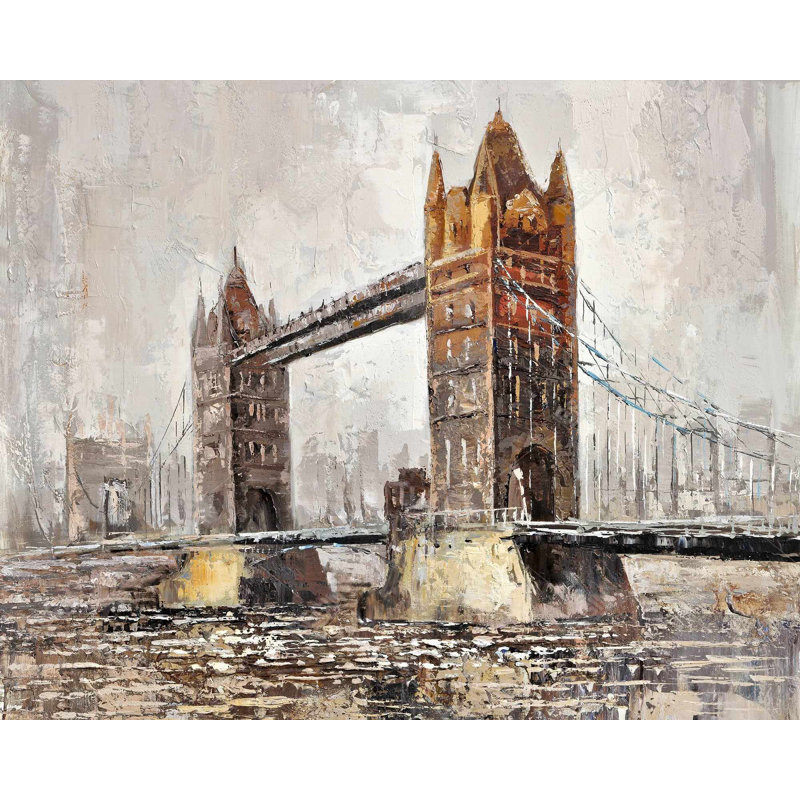 London Tower Bridge Print On Canvas