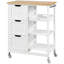 Solid Wood Top Kitchen Island-114815468