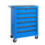 Coffre à outils roulant en métal avec 6 tiroirs, armoire à outils à 6 tiroirs avec glissières à roulement à billes de 20 po, boîte de rangement pour outils en acier-1624881630
