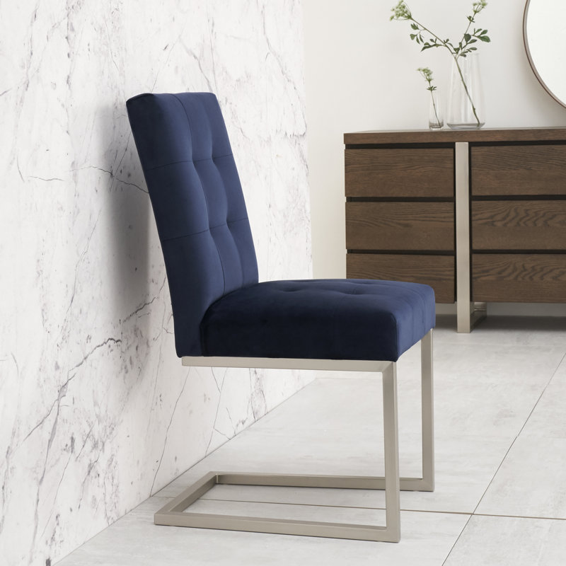 Postel Extendable Dining Set, Dark Blue