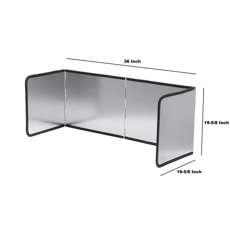 Poêle à frire antiadhésive en acier inoxydable Kingsman Hardware, 36"