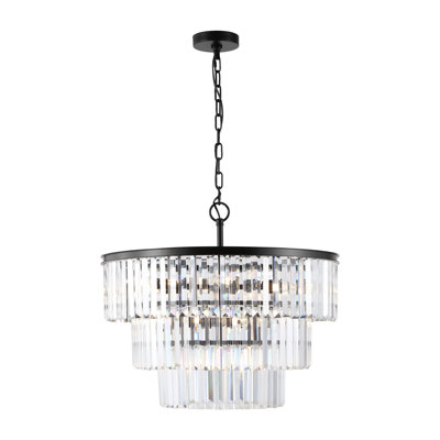 Maisy-Jayne 10 - Light Dimmable Tiered Chandelier