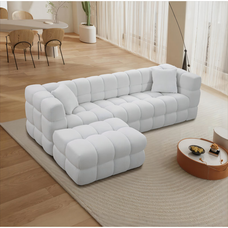 Canapé 105,5 po, Blanc