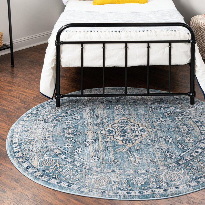 Alabama Oriental Indoor Rug, Round 5'3"