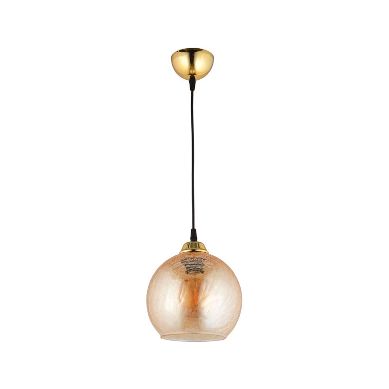 Elegant Color Chandelier, Plastic Body, Ø7.9 x 7.9 inches Base Plate, Adjustable Height 10.6 - 23.6 inches | E27 Socket, Max 40W | Stylish Lighting for Living Room, Dining Room & Entryway, Modern Design