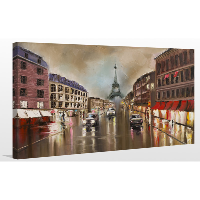 « paris », reproduction d’art sur toile tendue, H 18 po x l 30 po x P 1 po