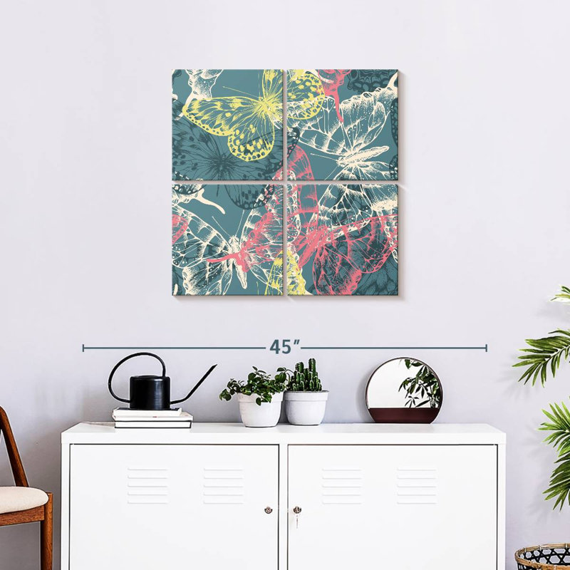 Brampt Butterfly Outlines, 26" H x 26" W