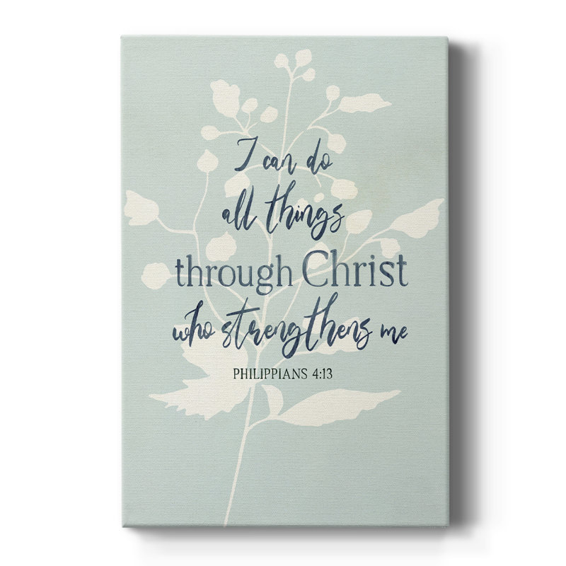 I Can Do All Things - galerie sur mesure Cavas, H 18 po x l 12 po