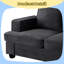 Canapé en velours 3 places, canapé à assise profonde avec mousse haute densité et coussins de dossier amovibles-1471564423