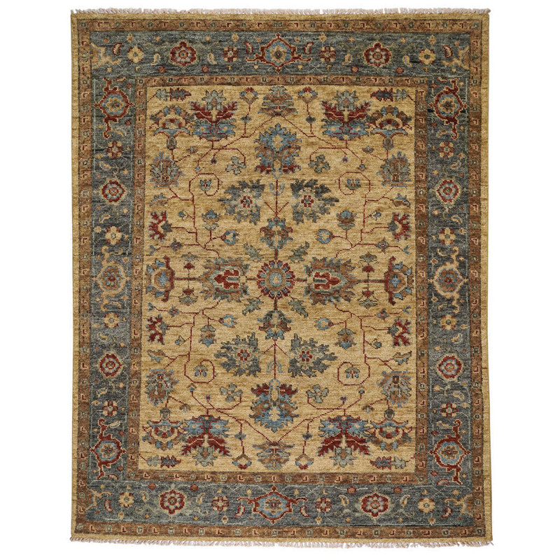Somwati Hand Knotted Wool Oriental Rug, Rectangle 3' x 5'