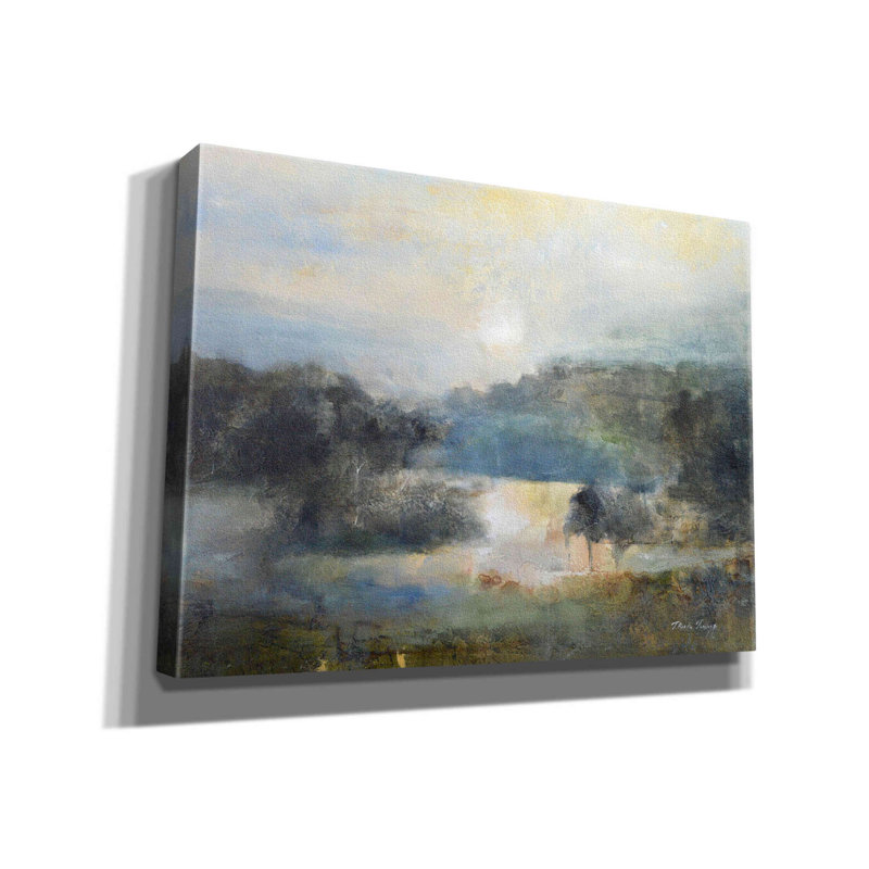 Valley Blue by J Austin Jennings - Wrapped Canvas Painting, 40" H x 54" W x 1.5" D