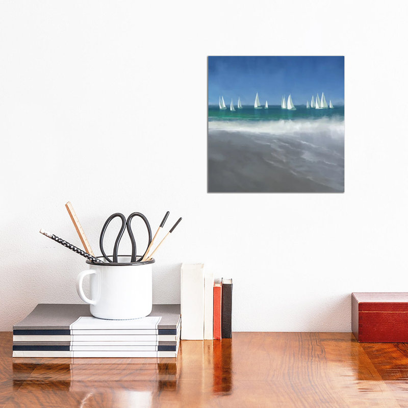 Harbor Sailing by Dan Meneely - Wrapped Canvas Gallery-Wrapped Canvas Giclée, 30.48 cm H x 30.48 cm W