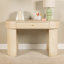 Bureau ovale en bois de manguier avec tiroir Vermouth Carolina