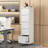 Vertical File Cabinet With 5 Drawers, Wheels For Mobility, Metal Storage A4/Letter/Legal Size Folders, White, 17.71"D*14.95"W*64.15"H, Secure Locking, All - Steel Construction Documents, Lock, Build-962895899