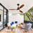 52 Inch Integrated LED Indoor Low Profile Ceiling Fan With Light And Remote Control For Patio Living Room-307220824-307220821