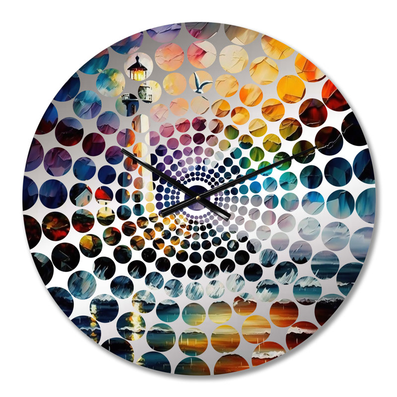 Horloge murale «Phare près de l'océan», Petit
