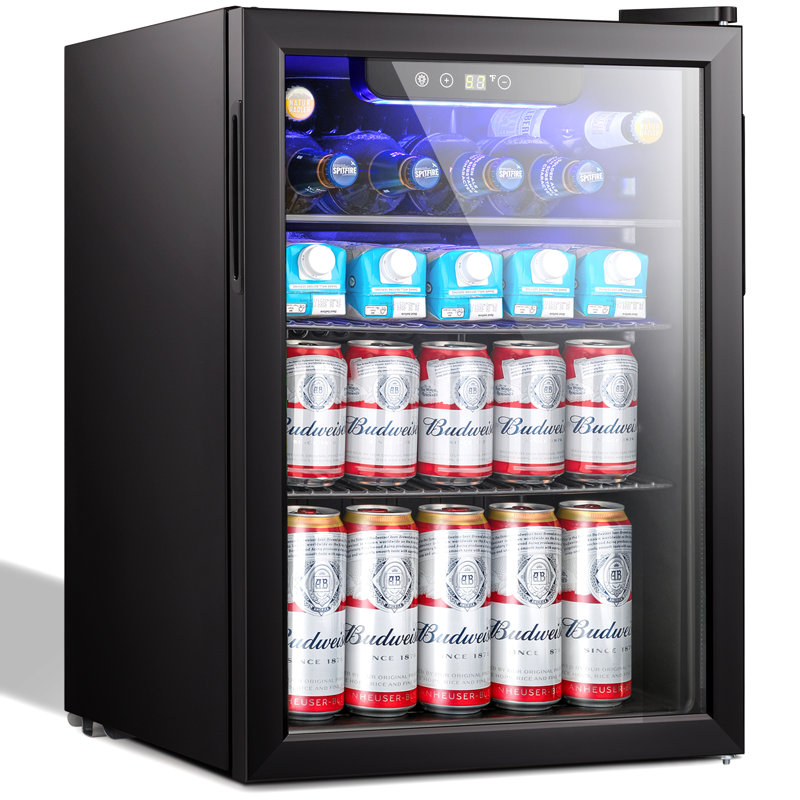 Armoire pour réfrigérateur à vin et à boissons à zone unique de 2,5 pieds cubes, convenant aux cuisines, bars, bureaux, série Classic