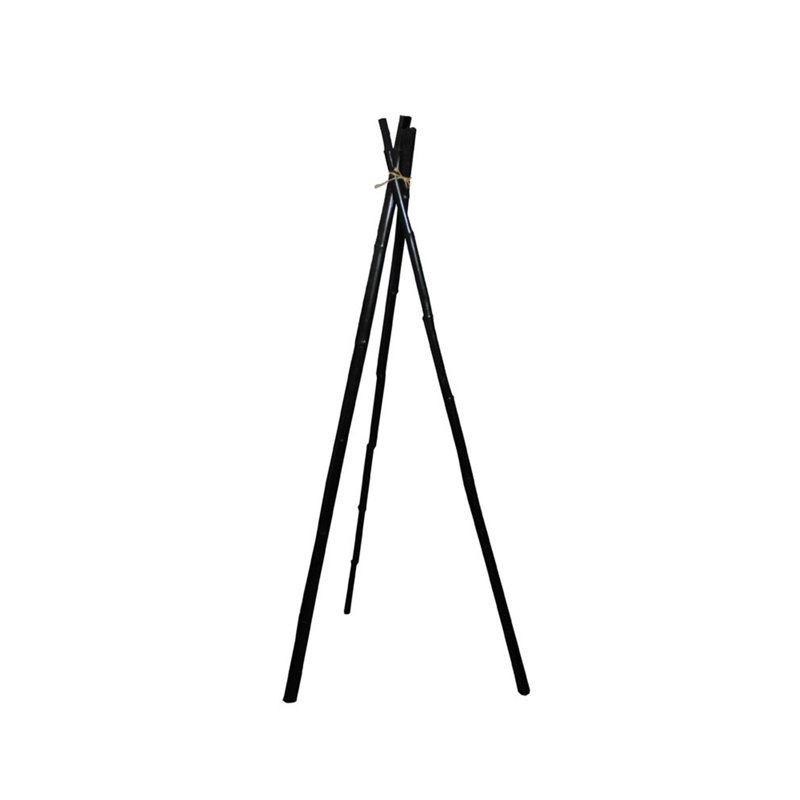 3pc Set Carignan Bamboo Pole, Black