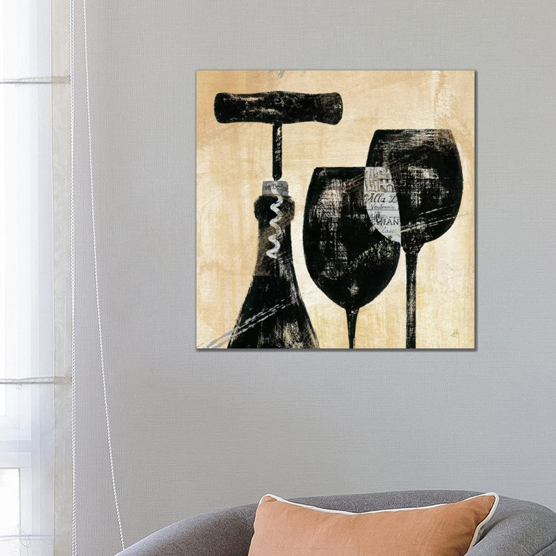 Wine Selection II 1 Piece Wall Art on Canvas, 45.72 cm H x 45.72 cm W x 1.91 cm D, Wrapped Canvas