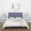Brown/Green/White Microfiber Duvet Cover Set-66390562