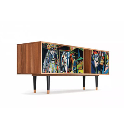 Retro Painted TV Cabinet
