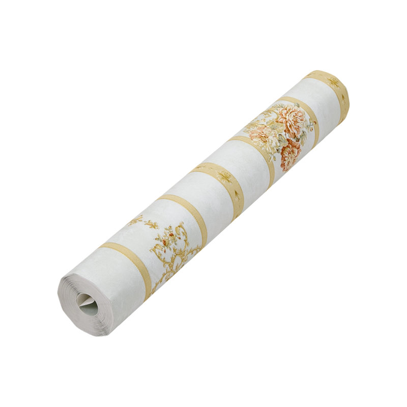 Non-Pasted Non-Woven 3D Embossed Wallpaper Roll