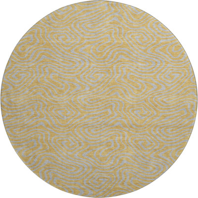 Premium Machine Washable Birchview AMF1031 Swirls Rug