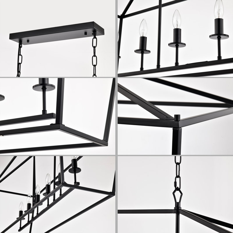 Sooad 6 - Light Lantern Square / Rectangle Chandelier