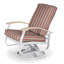 Chaise de patio pivotante avec coussin Askar-19643666-19643683-19643684
