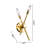 Transitional 2 Light Gold Pipe Wall Sconce-29552777