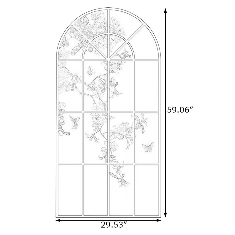 Miroir mural Arch, 29.53"W*59.06"H