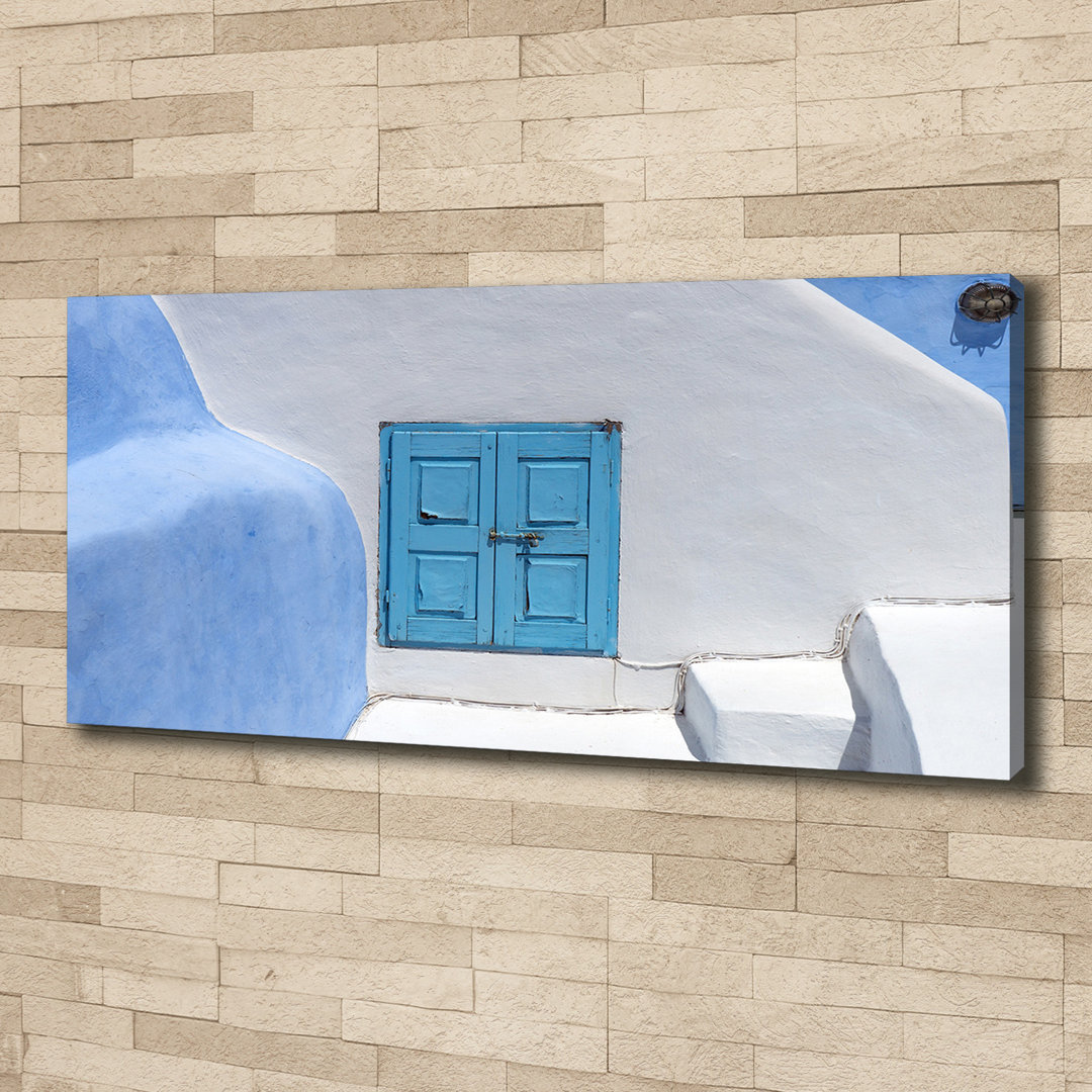 Santorini Greece - Wrapped Canvas Print